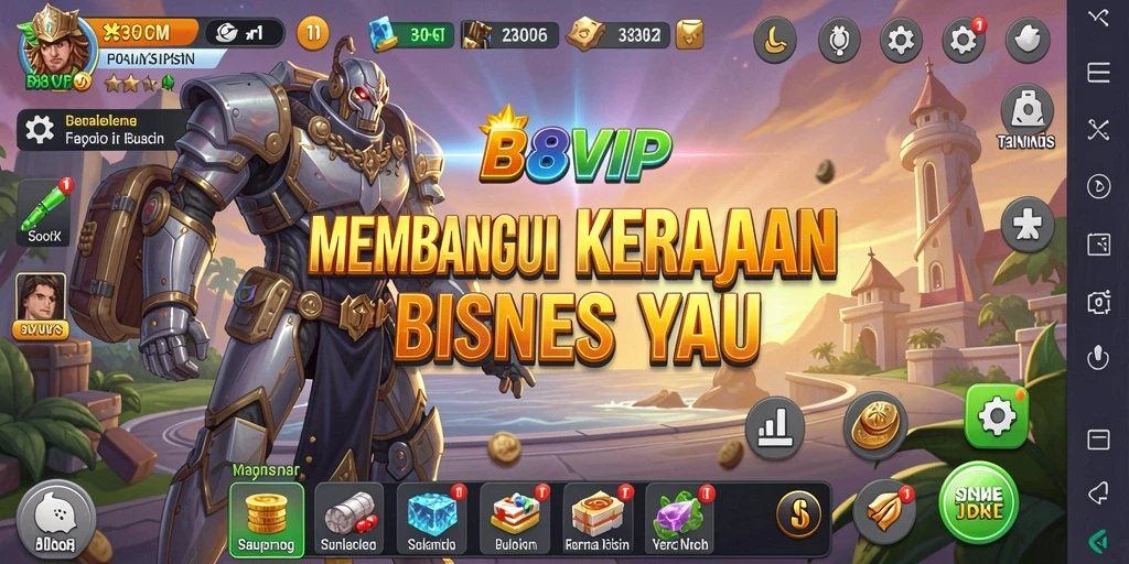 Tampilan gameplay Tycoon yang menarik dan dinamis.