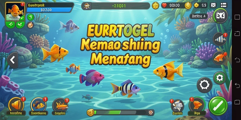 Gameplay EUROTOGEL yang menarik saat menangkap ikan.