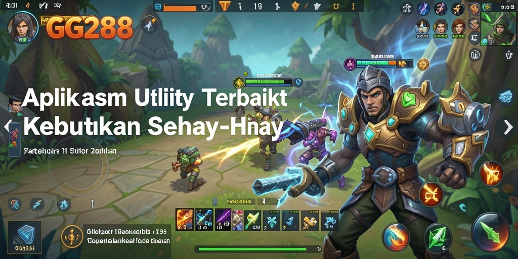 Tangkapan layar utama GG288 yang menunjukkan fitur-fitur Utility.