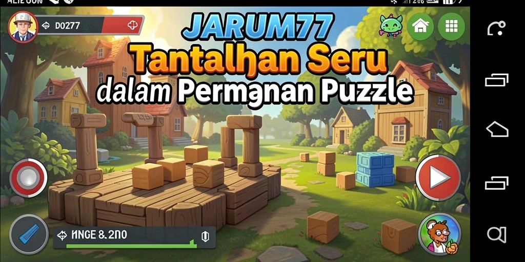 Tampilan gameplay JARUM77 yang menarik dengan berbagai teka-teki.