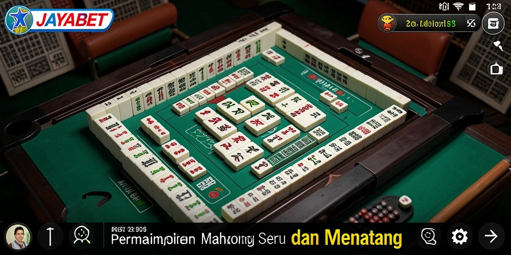 Screenshot gameplay JAYABET yang menunjukkan keseruan permainan Mahjong.