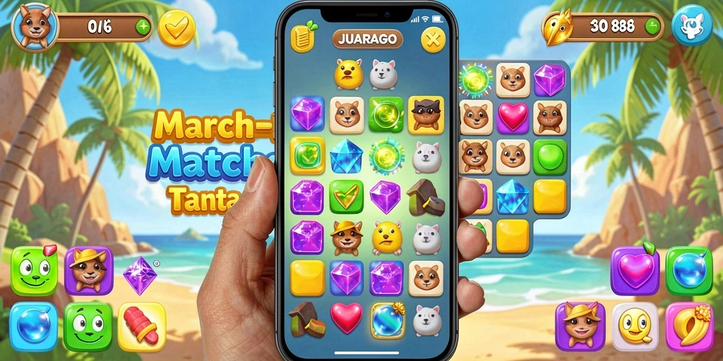 Tampilan gameplay JUARAGO yang menarik dan menantang.