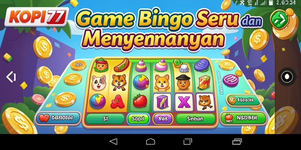 Tampilan gameplay KOPI77 saat bermain Bingo yang seru.