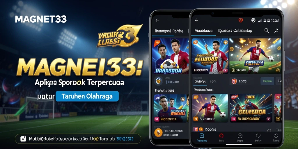 Tampilan gameplay di aplikasi taruhan olahraga MAGNET33.