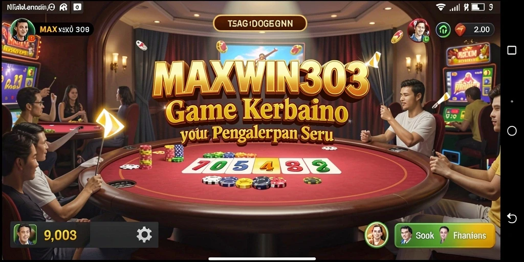 Tampilan permainan Kasino yang seru dan menarik di MAXWIN303.