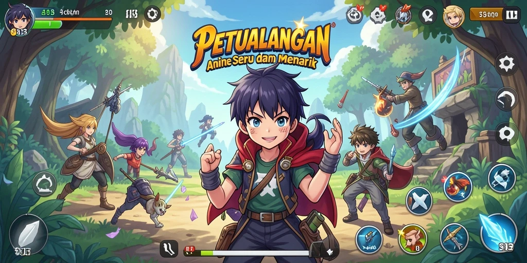 Tampilan dinamis dari gameplay <strong>S13</strong> yang penuh warna dan aksi.