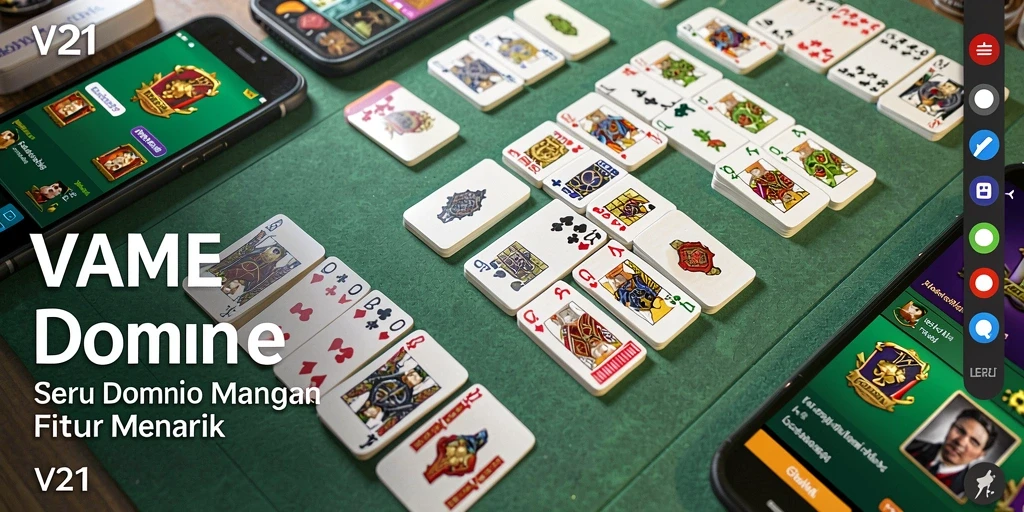 Gameplay seru dan interaktif V21 dalam permainan Domino.