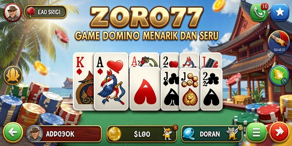 Screenshot gameplay ZORO77 yang menarik dan seru.